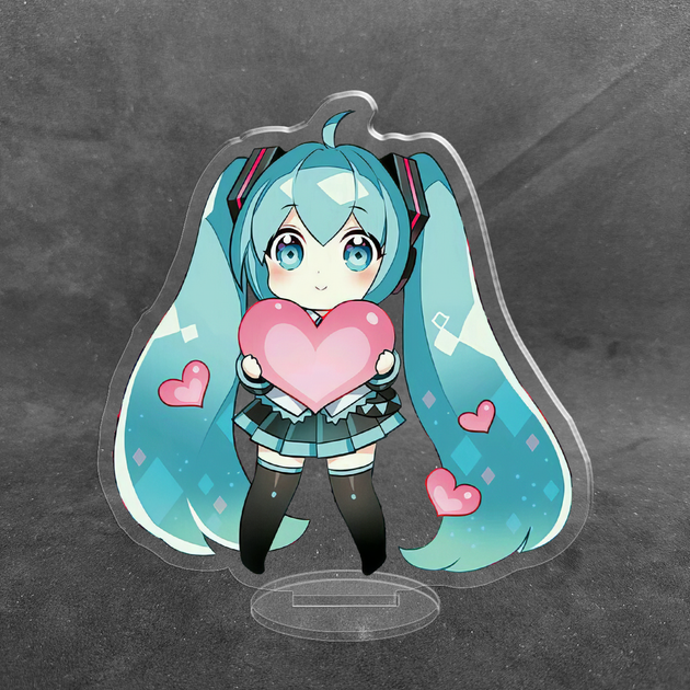 Акриловая коллекционная фигурка Chibi Hatsune Miku Хатсуне Мику 10 cм - Фото 1 Акриловая коллекционная фигурка Chibi Hatsune Miku Хатсуне Мику 10 cм - изображение 1