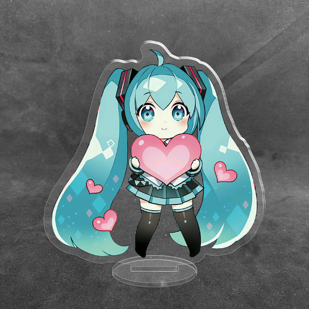 Акриловая коллекционная фигурка Chibi Hatsune Miku Хатсуне Мику 10 cм - Фото 2 Акриловая коллекционная фигурка Chibi Hatsune Miku Хатсуне Мику 10 cм - изображение 2
