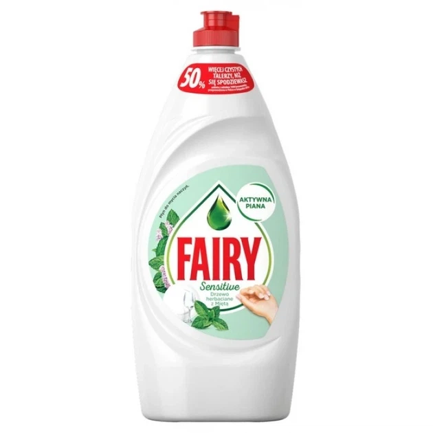 Гель для миття посуду Fairy Чайне дерево і м'ята, 900 мл