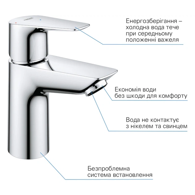 Набор смесителей GROHE QuickFix Precision Flow UA202503TE (34800001 + 23900001) - изображение 13