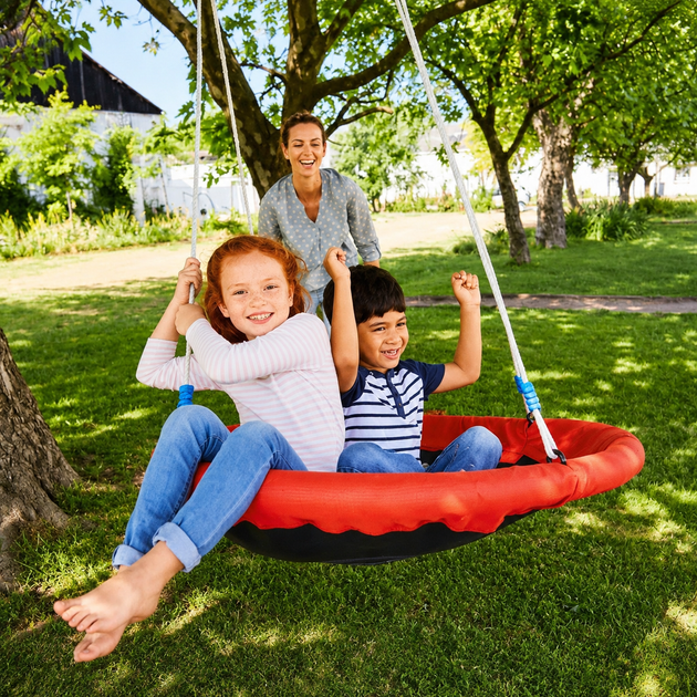 Детская подвесная качеля-гнездо Playtive 113 см до 150 кг - изображение 8