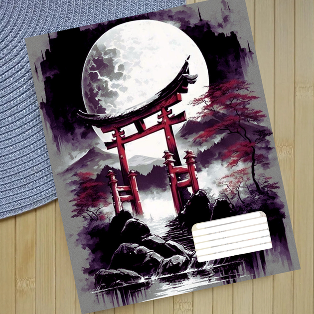 Тетрадь Японские мотивы в клетку 18 листов (29501) - Фото 1 Тетрадь Японские мотивы в клетку 18 листов (29501) - изображение 1