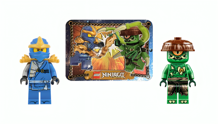 Конструктор Lego Фигурка Jay vs. Mutation Monster Metal Box Ninjago L0002214 njo0998 njo1044 - изображение 5