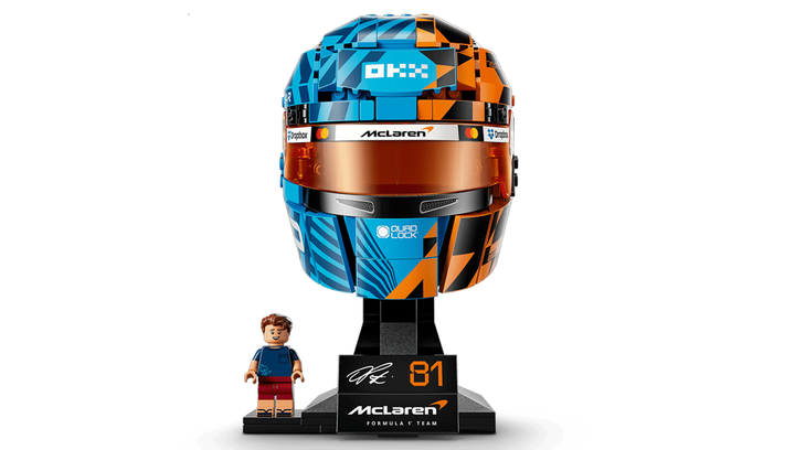 Конструктор Lego McLaren Mastercard F1 Team Oscar Piastri Helmet Editions Sports 43017 - зображення 5