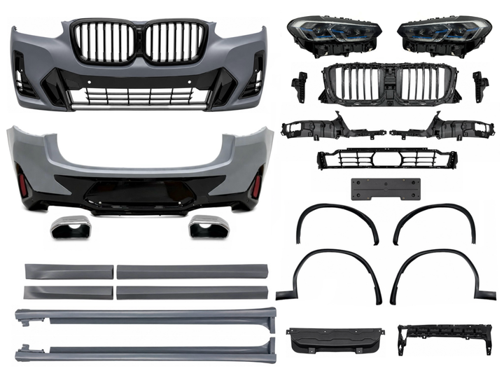 Рестайлинг комплект обвеса M paket LCI 2022+ для BMW X4 G02 2018-2021 для BMW X4 G02 2018- (8684) - Фото 1 Рестайлинг комплект обвеса M paket LCI 2022+ для BMW X4 G02 2018-2021 для BMW X4 G02 2018- (8684) - изображение 1