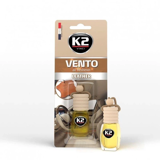 Ароматизатор для салону авто K2 VENTO LEATHER 8 мл - зображення 4