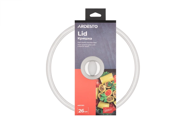 Кришка Ardesto Gemini 26 см (AR0726G) - Фото 3 Кришка Ardesto Gemini 26 см (AR0726G) - зображення 3