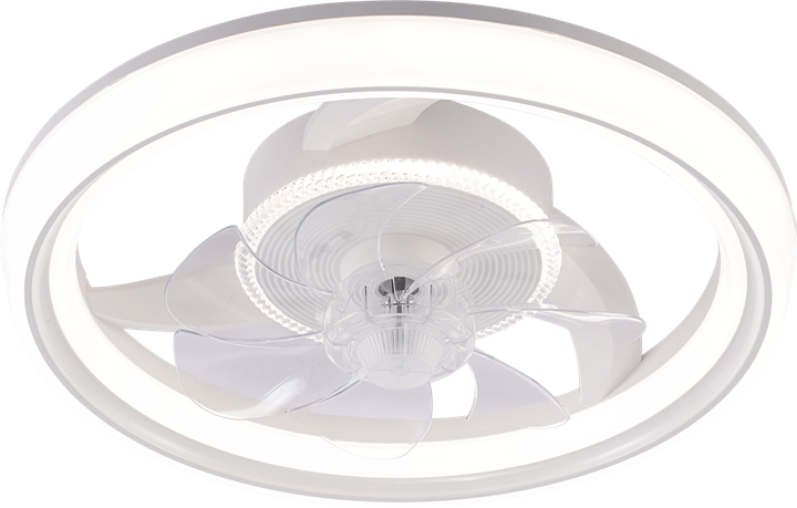 Люстра-вентилятор потолочная светодиодная LED Light House SRS-20615/480 WH белая - изображение 2