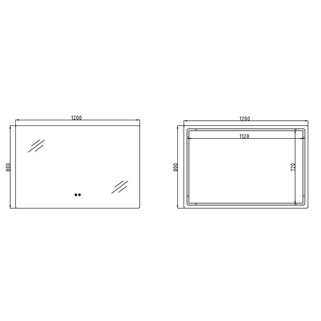 Зеркало Qtap Taurus (TA2) 1200×800 мм с LED-подсветкой Touch, с антизапотеванием, с диммером, рег. темп. цвета (3000-6500K) QTTAU120080048960 - Фото 2 Зеркало Qtap Taurus (TA2) 1200×800 мм с LED-подсветкой Touch, с антизапотеванием, с диммером, рег. темп. цвета (3000-6500K) QTTAU120080048960 - изображение 2