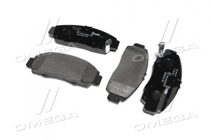 Гальмівні колодки BREMBO P28034 Acura TL; Honda Civic, Shuttle, Accord, Stream; Zaz Sens; Nissan Teana 45022TR0E51, 45022TR0E50, 45022TR0E02 - зображення 3
