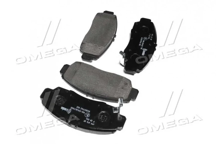 Гальмівні колодки BREMBO P28034 Acura TL; Honda Civic, Shuttle, Accord, Stream; Zaz Sens; Nissan Teana 45022TR0E51, 45022TR0E50, 45022TR0E02 - зображення 4