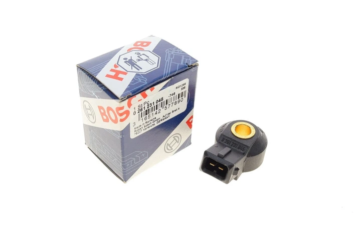 Датчик детонації BOSCH 0261231045 Volkswagen Golf, Polo, Bora, Vento, Caddy; Skoda Felicia, Octavia; Seat Ibiza, Cordoba, Toledo; Citroen Xsara; Toyota Avensis, Yaris; Geely CK; Peugeot 406 030905377A, 09142415, 0K01C18921 - Фото 1 Датчик детонації BOSCH 0261231045 Volkswagen Golf, Polo, Bora, Vento, Caddy; Skoda Felicia, Octavia; Seat Ibiza, Cordoba, Toledo; Citroen Xsara; Toyota Avensis, Yaris; Geely CK; Peugeot 406 030905377A, 09142415, 0K01C18921 - изображение 1