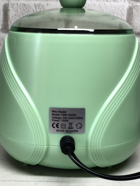 Воскоплав баночный Wax Pro YSM-5003A, 100 Вт, 200 мл, салатовый - изображение 4