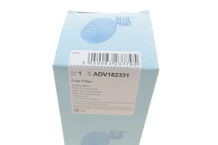 Паливний фільтр BLUE PRINT ADV182331 Skoda Roomster, Fabia; Audi A3; Volkswagen Golf, Polo; Seat Ibiza, Leon, Toledo 1K0201051E, 1K0201051M - изображение 3