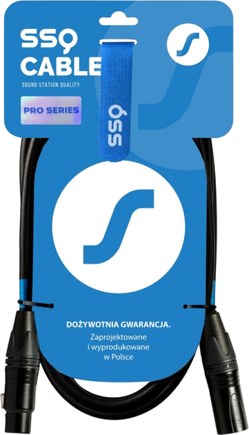 Kabel mikrofonowy SSQ XX5 Pro XLR-XLR 5 m (5904161822080) - Zdjęcie 1 Kabel mikrofonowy SSQ XX5 Pro XLR-XLR 5 m (5904161822080) - obraz 1