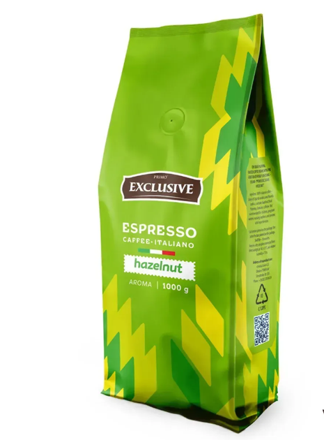 Кофе в зернах Primo Exclusive Hazelnut 1 кг - Фото 1 Кофе в зернах Primo Exclusive Hazelnut 1 кг - изображение 1