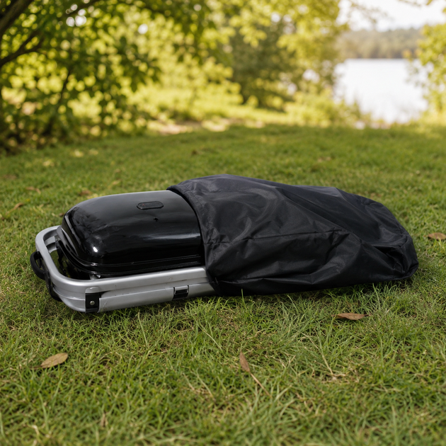 Газовый гриль Weber Traveler 100 х 45 х 80 см / Портативный газовый гриль / Барбекю для природы - Фото 4 Газовый гриль Weber Traveler 100 х 45 х 80 см / Портативный газовый гриль / Барбекю для природы - изображение 4