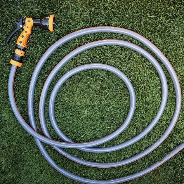 Садовый шланг SEQUOIA SWH3425 3/4" 25м, трехслойный, давление 15 бар, температурный диапазон -10 до +60°C, вес 50 кг - изображение 3