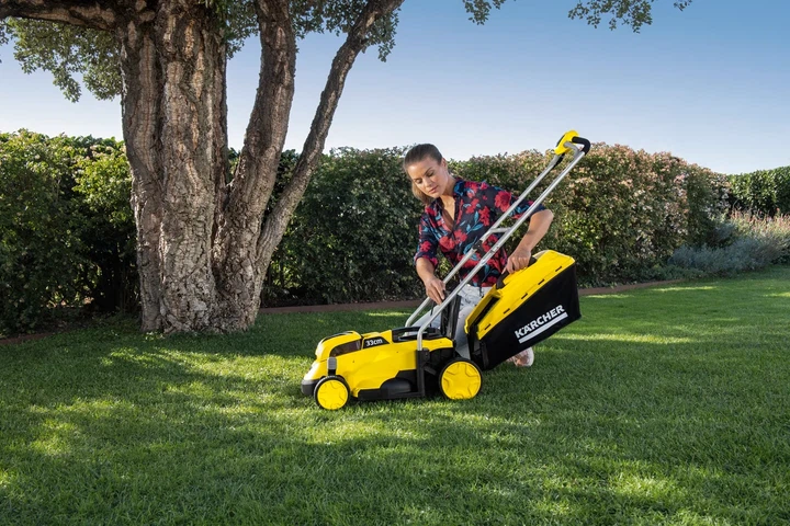 Акумуляторна газонокосарка Karcher LMO 18-33, 18В, 33 см, висота скошування 35-65 мм, без батареї та зарядного пристрою. - зображення 2