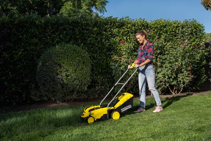 Акумуляторна газонокосарка Karcher LMO 18-33, 18В, 33 см, висота скошування 35-65 мм, без батареї та зарядного пристрою. - зображення 6