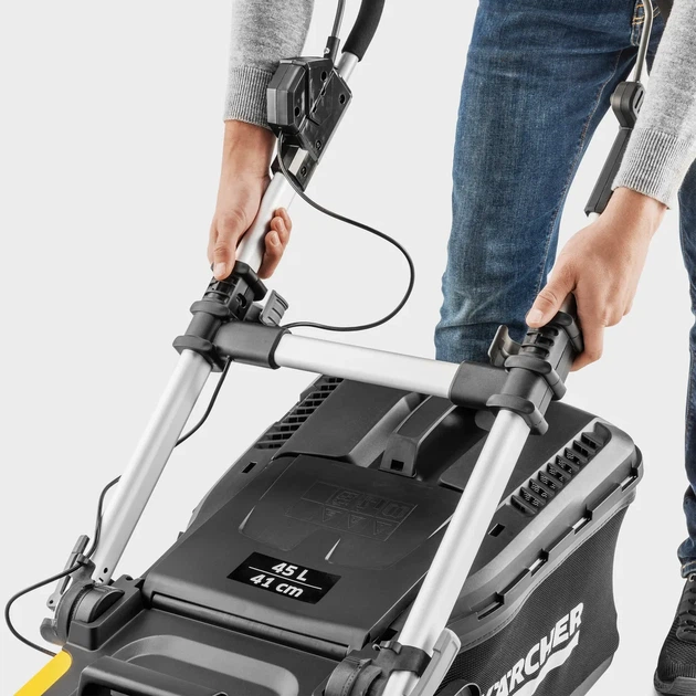 Акумуляторна газонокосарка Karcher LMO 5-18 Dual 18В, ширина скошування 41 см, висота скошування 25-70 мм, без батареї та зарядног - зображення 3