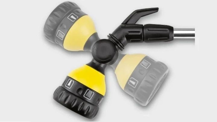 Ручной ороситель Karcher Plus со штангой, садовый душ, 6 режимов полива, вращающийся механизм. - изображение 3