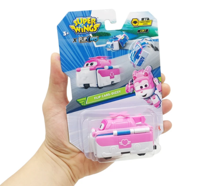 Автомобиль-трансформер Супер Крылья Super Wings Flip Cars Диззи (Dizzy) - изображение 4