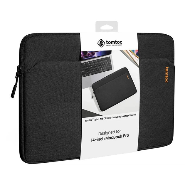 Чохол TOMTOC Light-A18 для ноутбука 14" Black - Фото 6 Чохол TOMTOC Light-A18 для ноутбука 14" Black - зображення 6