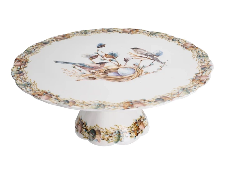 Тортівниця на ніжці Lefard "Easter Time" 30см (985-230) - Фото 2 Тортівниця на ніжці Lefard "Easter Time" 30см (985-230) - зображення 2