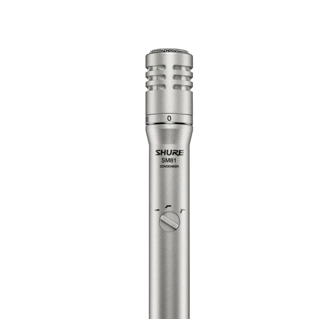 Instrumentalny mikrofon pojemnościowy Shure SM81-LC Srebrny (SUP_1859) (0756014753936) - obraz 3