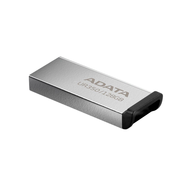 Флеш-накопичувач ADATA USB 3.2 UR 350 128Gb Silver/Black - зображення 3