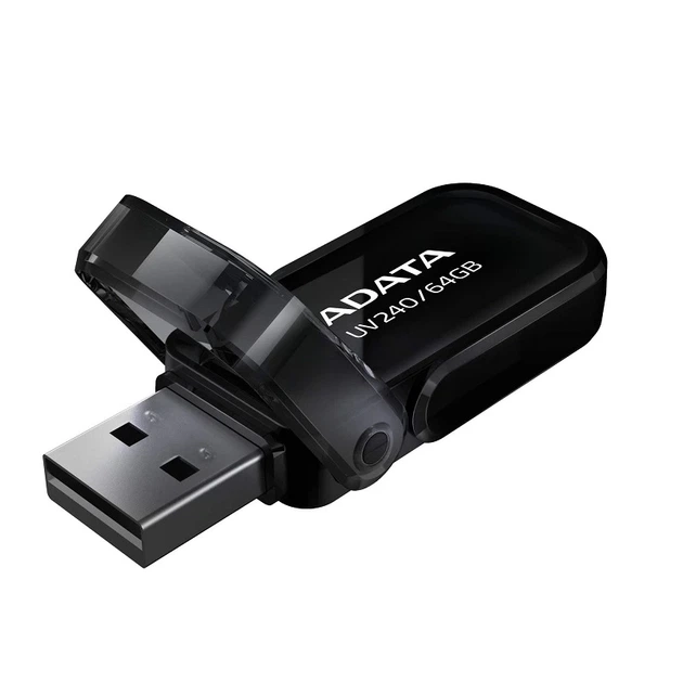 Флеш-накопичувач ADATA USB 2.0 AUV 240 64Gb Black - зображення 3