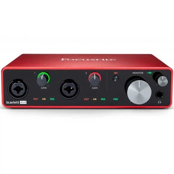 Звукова карта Focusrite Scarlett 4i4 3rd Gen - Фото 4 Звукова карта Focusrite Scarlett 4i4 3rd Gen - изображение 4