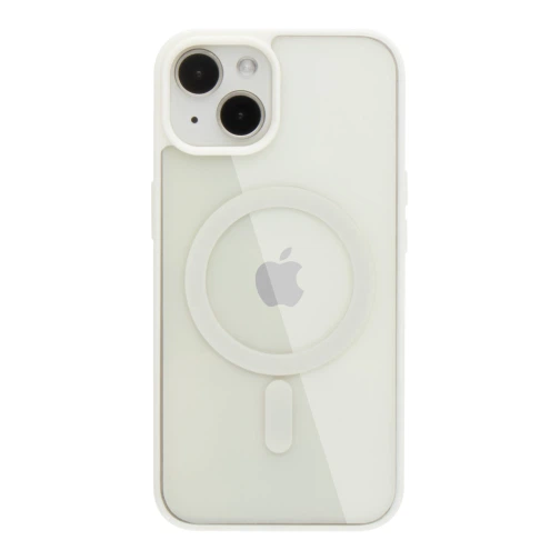 Прозорий чохол для iPhone 13 TPU Clear Case з MagSafe White - Фото 1 Прозорий чохол для iPhone 13 TPU Clear Case з MagSafe White - зображення 1