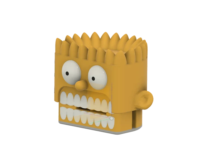 Диспенсер Для Зубочисток Барт Симпсон Toothpick Dispenser 9 См 3Д Печать - изображение 2