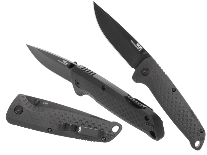 Ніж кишеньковий SOG Adventurer LB Blackout (13-11-01-43) - зображення 2