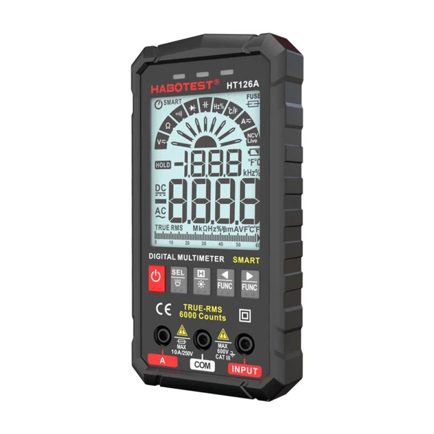 Мультиметр цифровой Habotest HT126A (5907489607810) - изображение 3