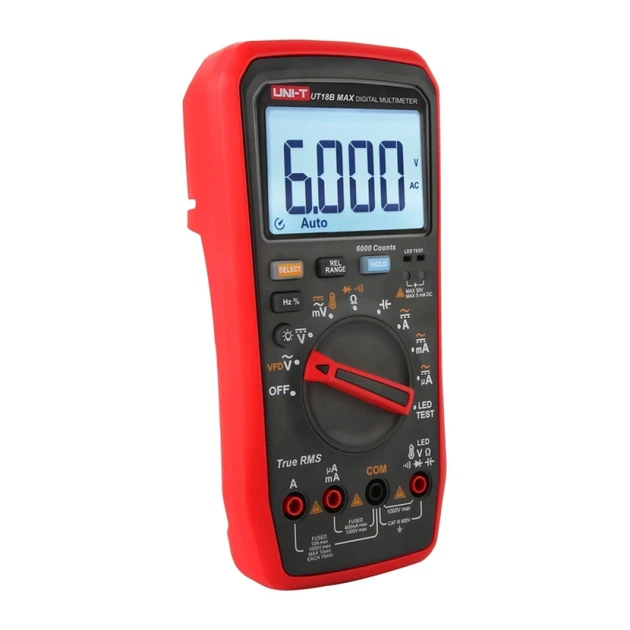 Мультиметр цифровой UNI-T True RMS UT18B MAX - изображение 2