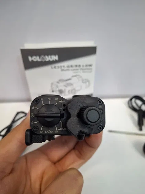 Holosun LE321-GR тактичний блок 4в1 (зелений лазер + ІЧ + підсвітка + ліхтар) - изображение 6