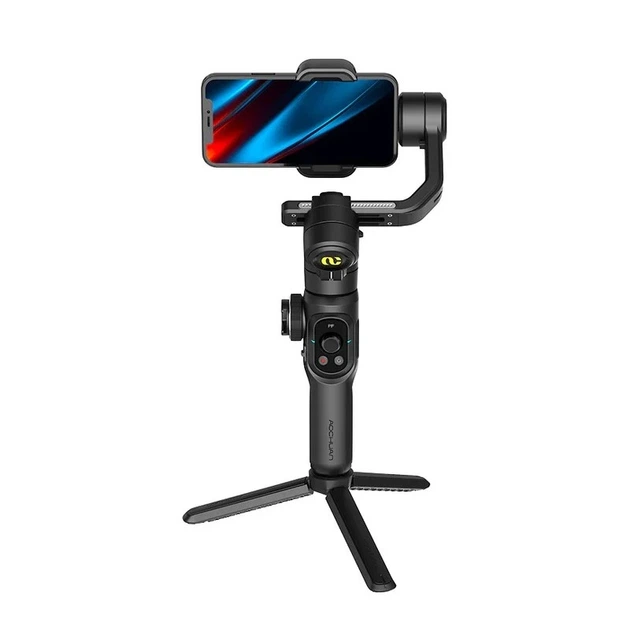 Триосьовий стабілізатор AOCHUAN Professional Gimbal Stabilizer for Smartphone SMART S2 Чорний - изображение 5