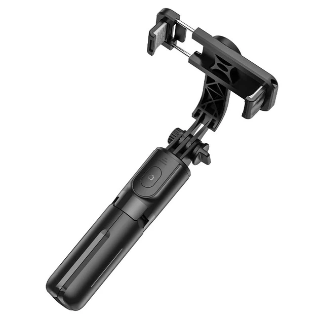 Селфі-трипод HOCO K17 Figure mini live broadcast stand (75cm) Black - Фото 4 Селфі-трипод HOCO K17 Figure mini live broadcast stand (75cm) Black - изображение 4