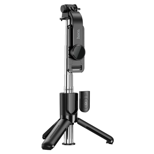 Селфі-трипод HOCO K17 Figure mini live broadcast stand (75cm) Black - Фото 5 Селфі-трипод HOCO K17 Figure mini live broadcast stand (75cm) Black - изображение 5