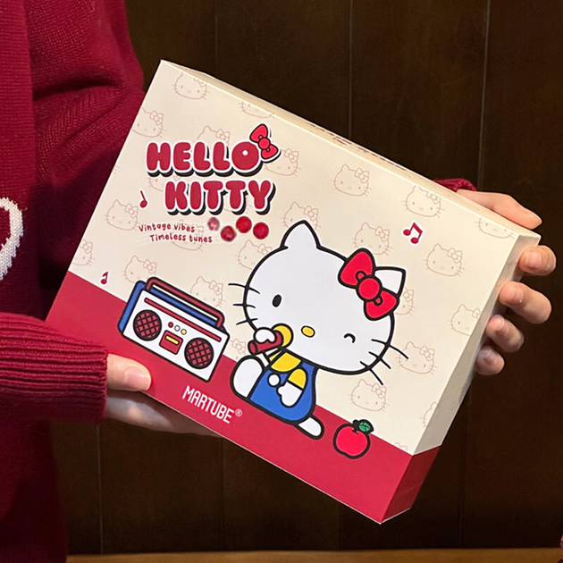 Колонка Bluetooth MARtube Hello Kitty ретро, колекція Kawaii, подарункова - Фото 4 Колонка Bluetooth MARtube Hello Kitty ретро, колекція Kawaii, подарункова - зображення 4
