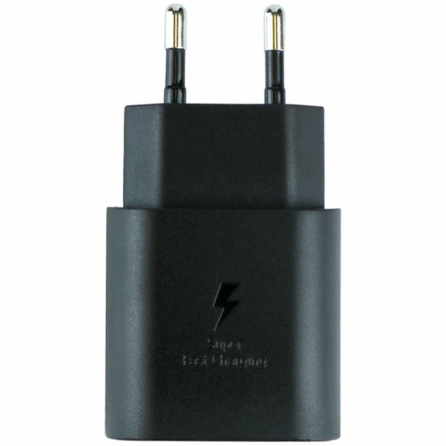 Мережевий зарядний пристрій Samsung 1USB-C PD 45 W 100-240V чорний - зображення 2