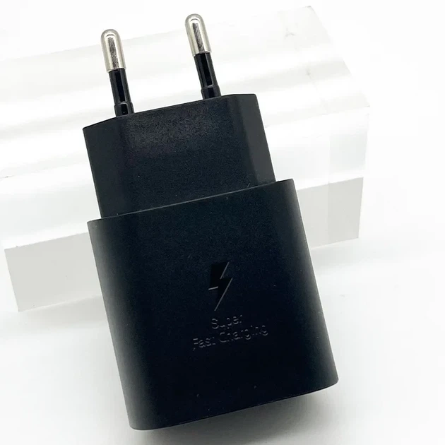 Мережевий зарядний пристрій Samsung 1USB-C PD 45 W 100-240V чорний - зображення 5