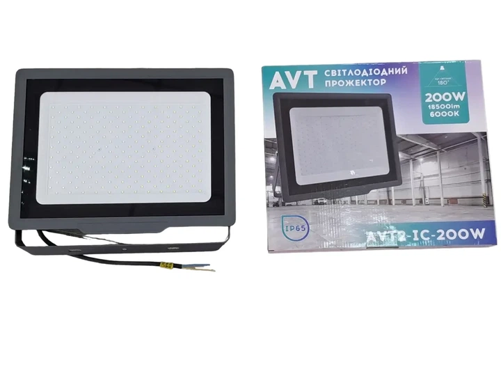 Прожектор 200W SMD AVT Білий холодний 6000К - изображение 2