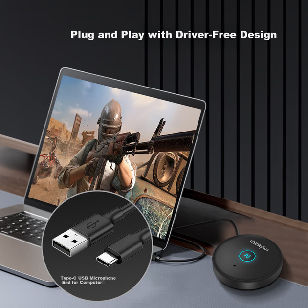 Микрофон Lenovo ThinkPlus YL200S для ПК, игры/конференции, USB - изображение 9
