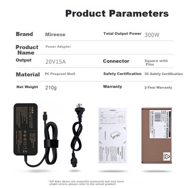 Mryc Lenovo Legion 20V 15A 300W Square Port Power Adapter Y7000P Y9000P R7000P R9000P Laptop Gaming Charger 230W - зображення 6