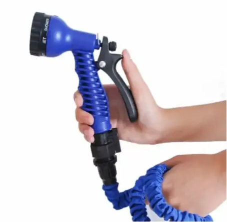 Садовый поливочный шланг с распылителем 75 м для полива сада и огорода, для орошения растений Растяжной гибкий для дома и дачи - изображение 8