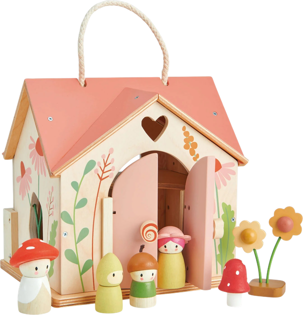 Ляльковий будиночок Tender Leaf Toys з меблями та ляльками TL8381 (0191856083818) - Фото 1 Ляльковий будиночок Tender Leaf Toys з меблями та ляльками TL8381 (0191856083818) - зображення 1